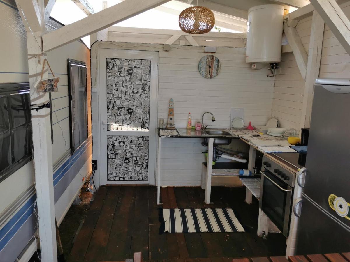 Sea Caravan/Camper On The Beach Kiten  Exterior foto